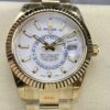 Replica Rolex Sky-Dweller M326938-0005 Noob Factory White dial- Replica Watches Factory